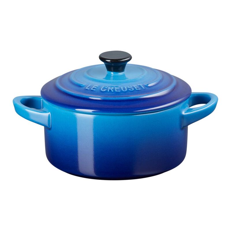 Le Creuset Mini Round Casserole - Azure Blue image number 2